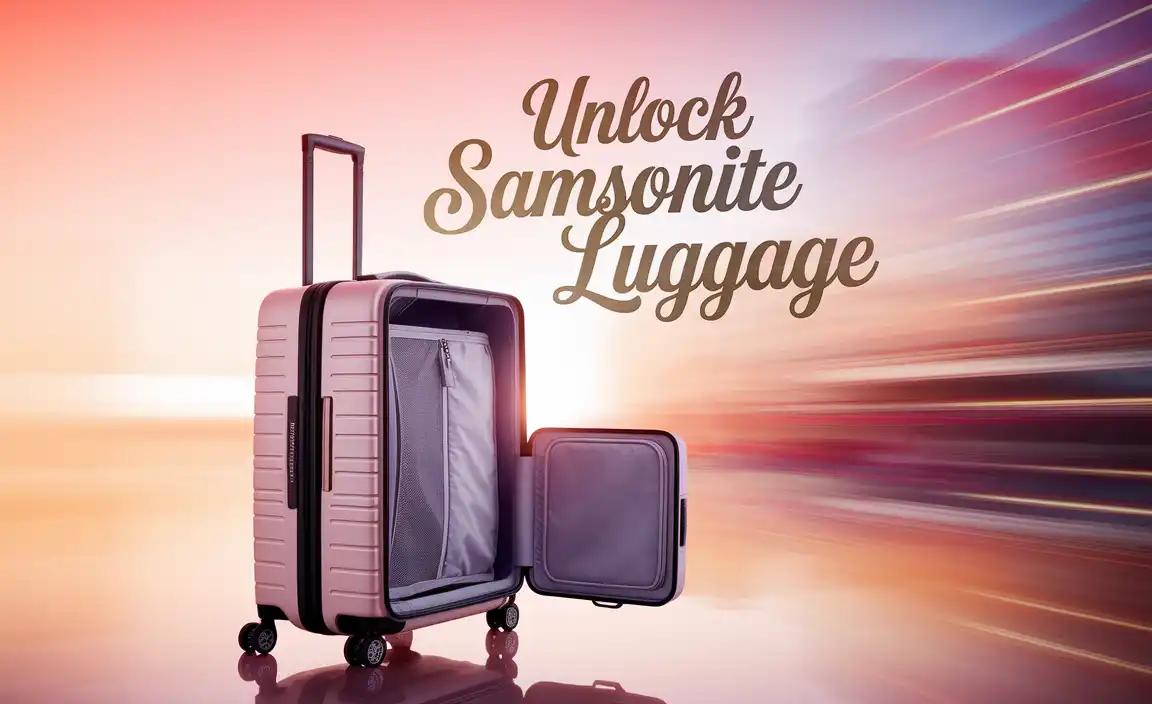 How To Unlock Samsonite Luggage