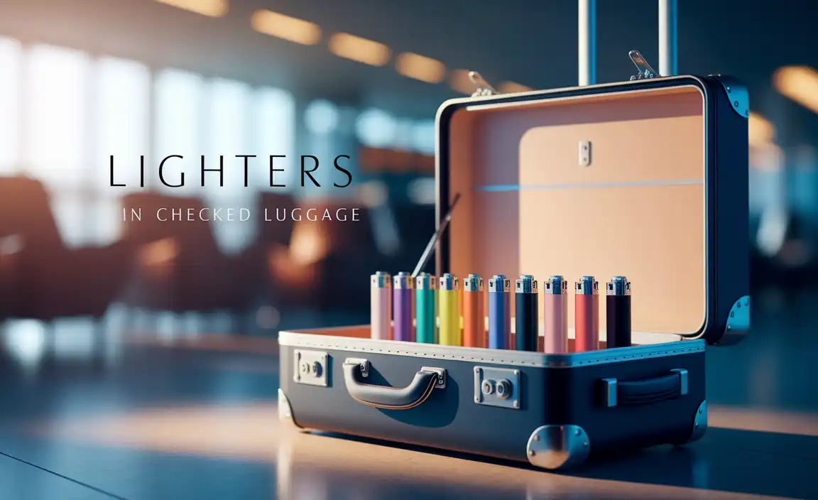Lighters In Checked Luggage