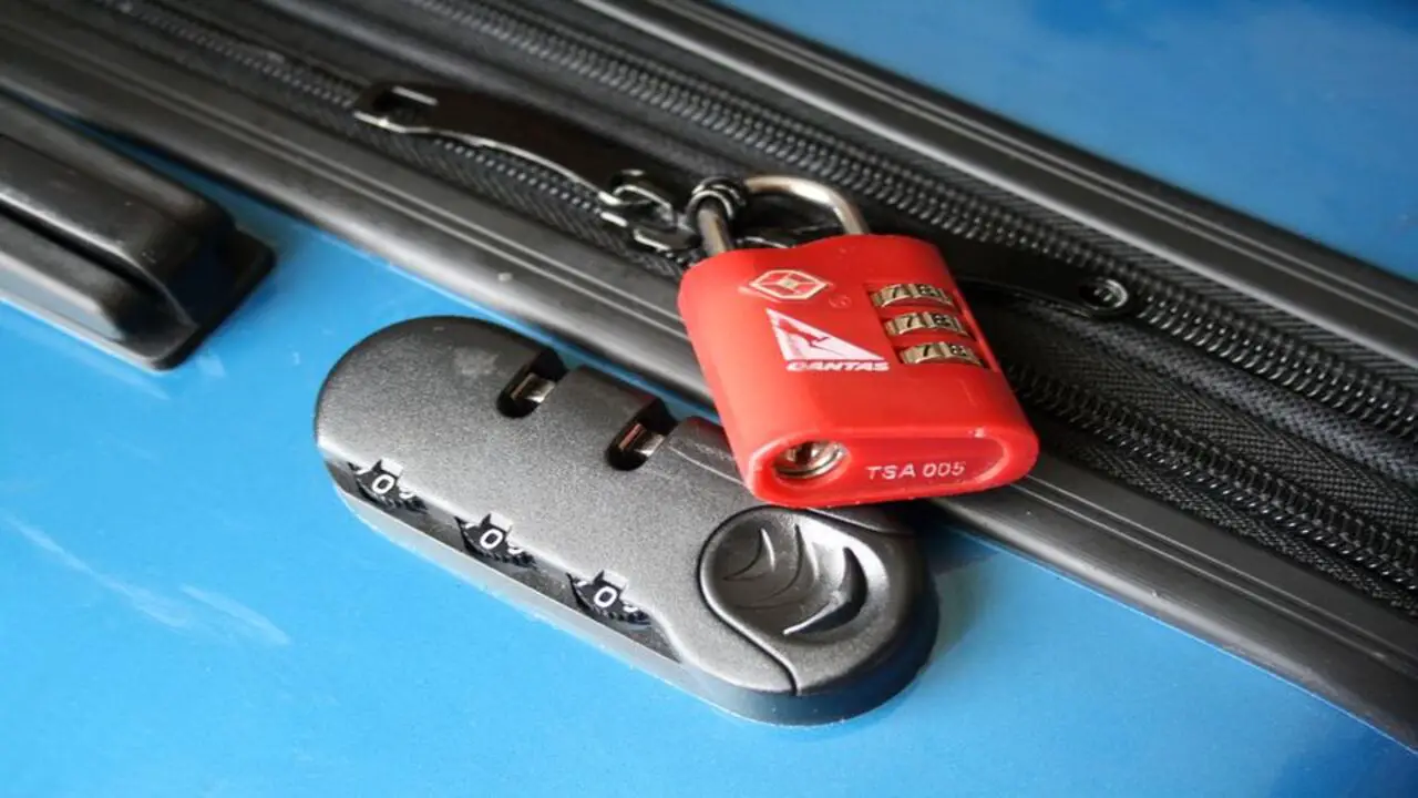 Luggage With Built-In Locks