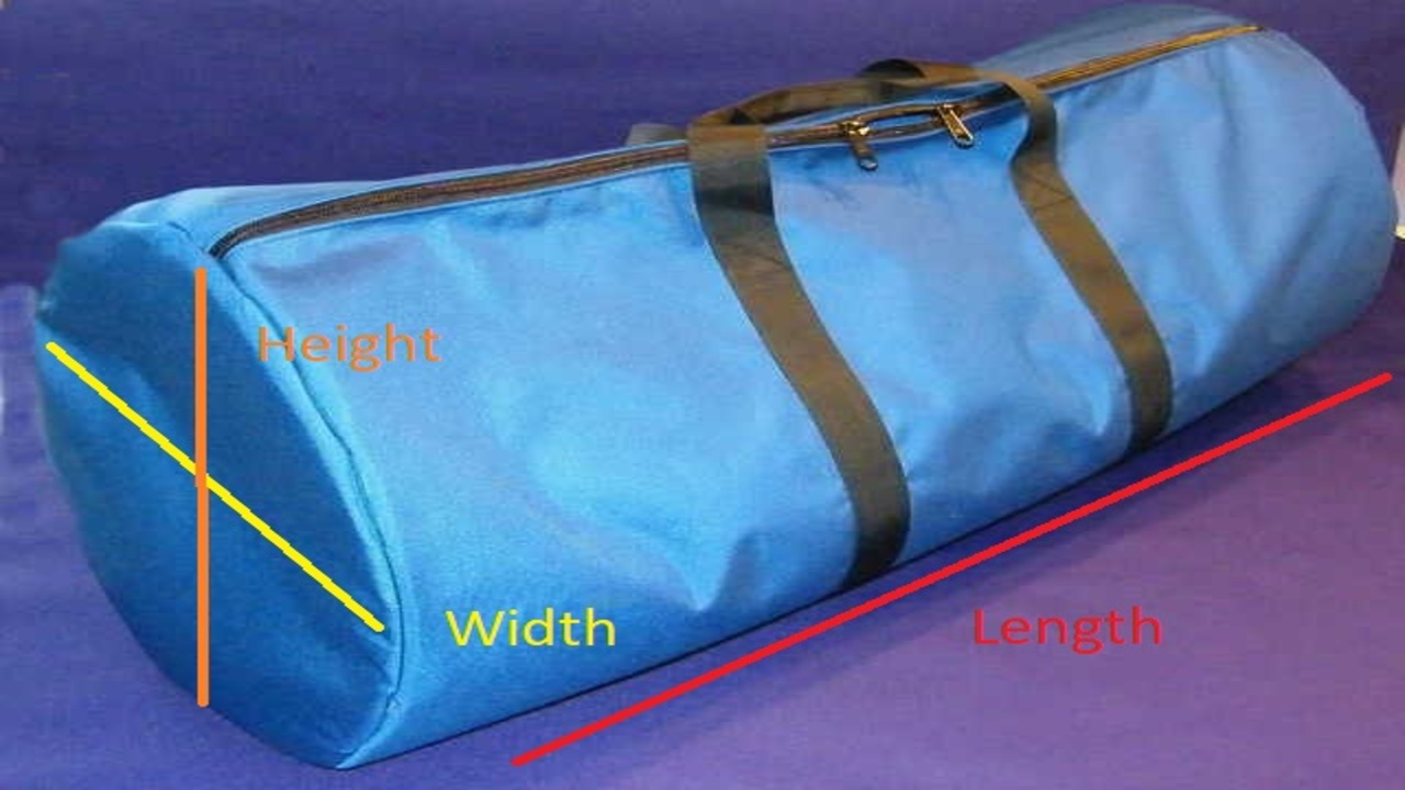 Measuring Duffel Bag Dimensions