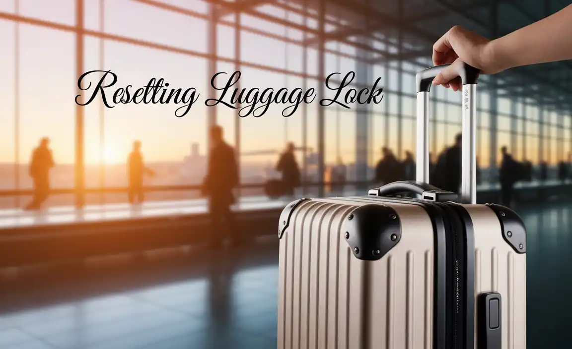 Resetting Luggage Lock