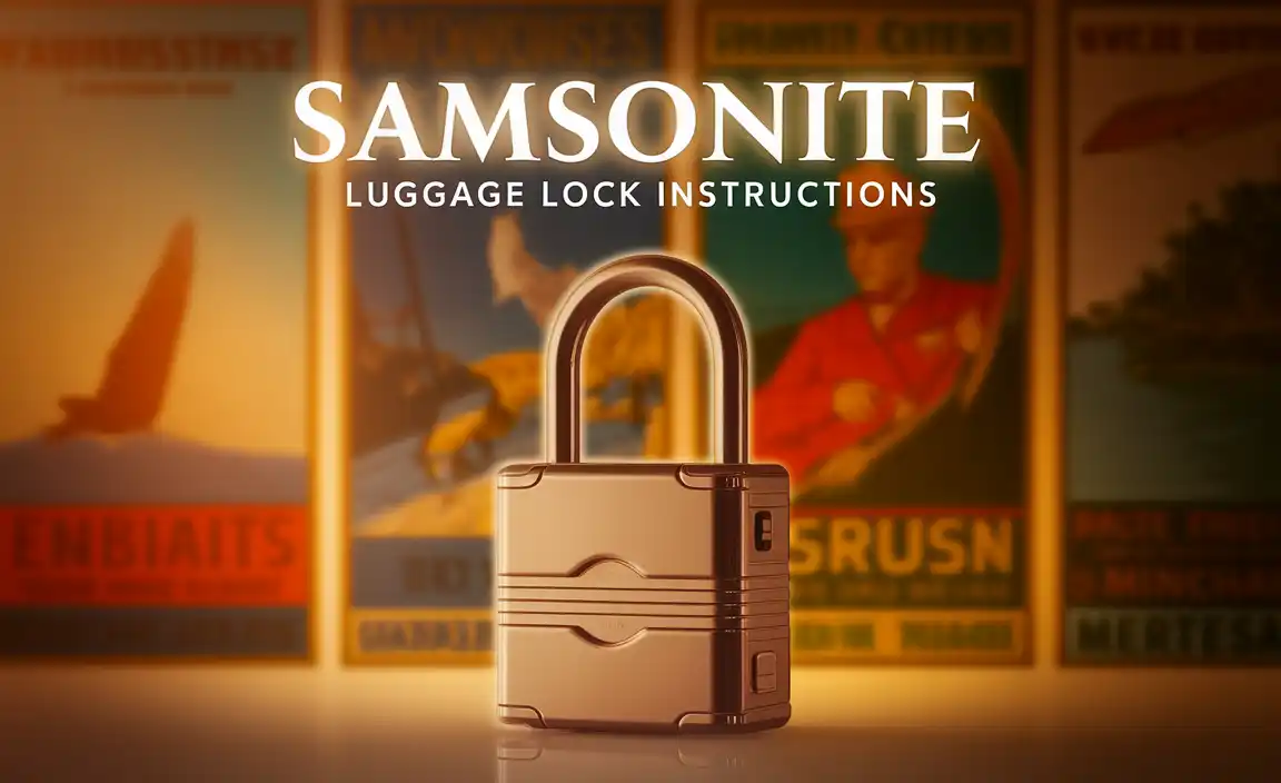 Samsonite Luggage Lock Instructions
