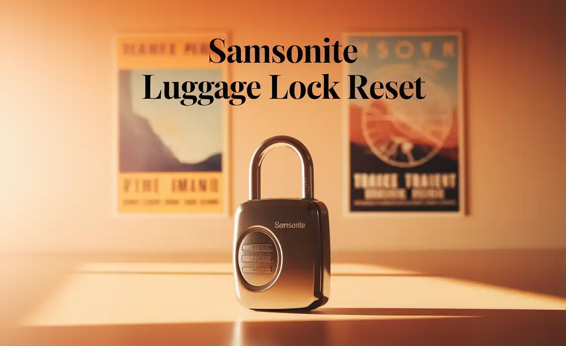 Samsonite Luggage Lock Reset