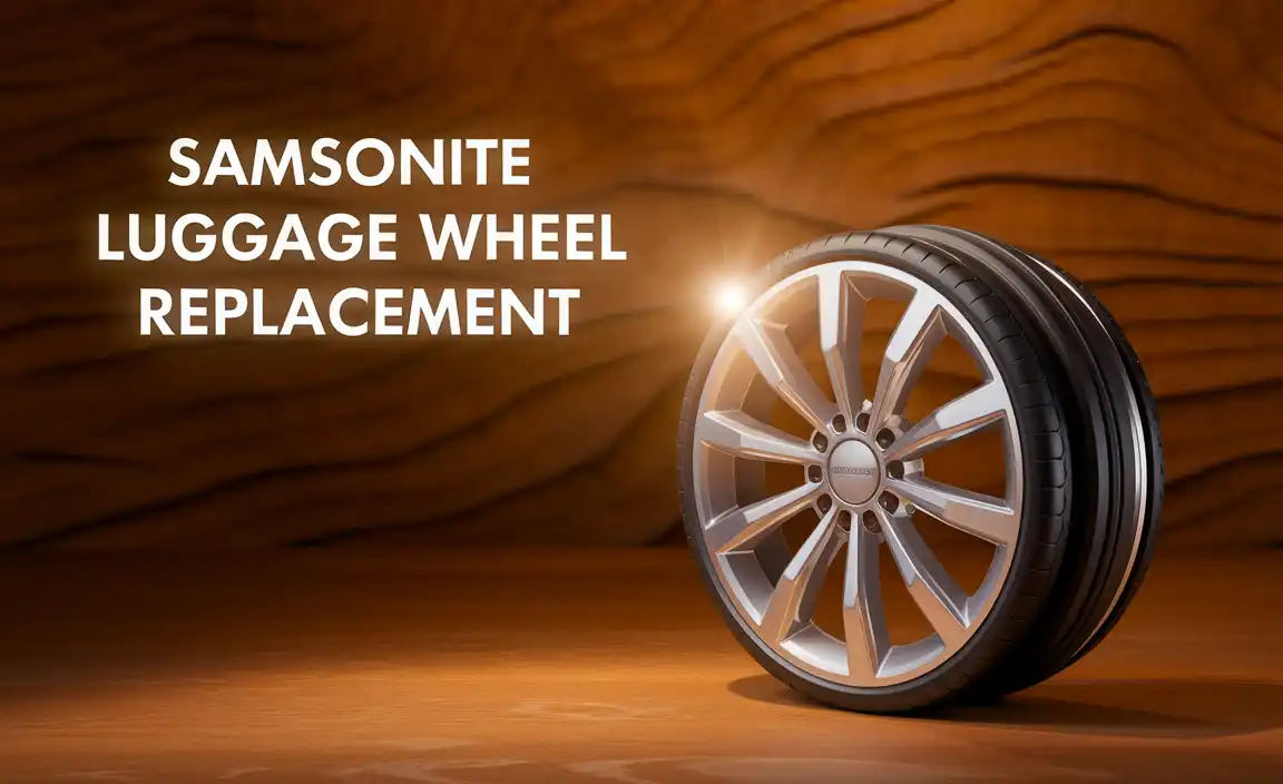 Samsonite Luggage Wheel Replacement