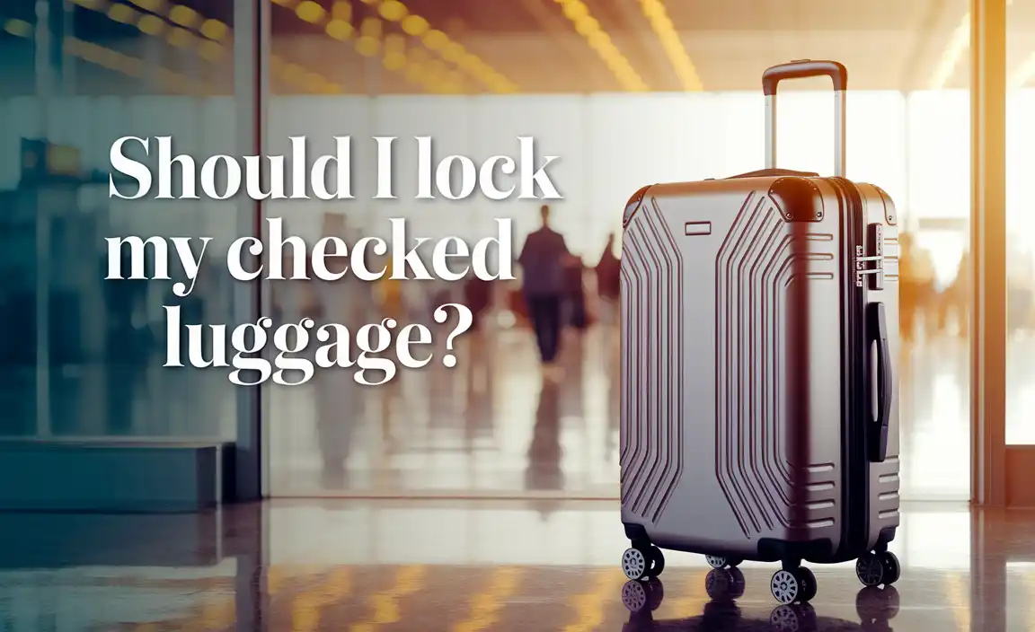 Should I Lock My Checked Luggage