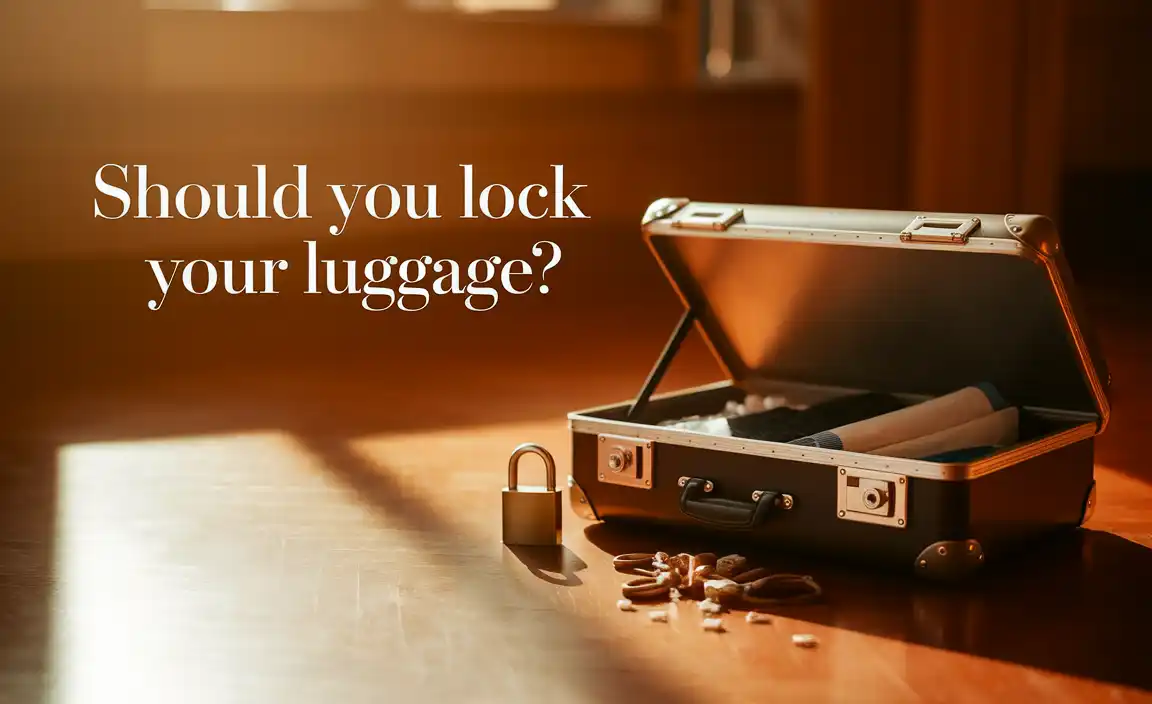 Should You Lock Your Luggage