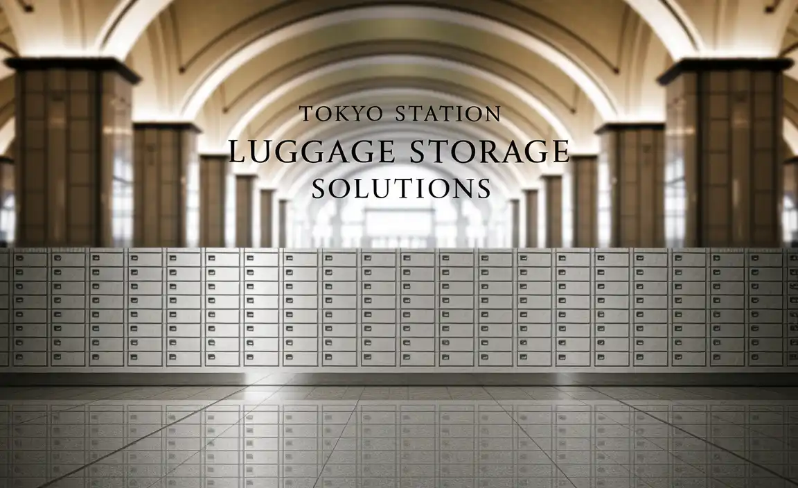 Tokyo Station Luggage Storage Solutions