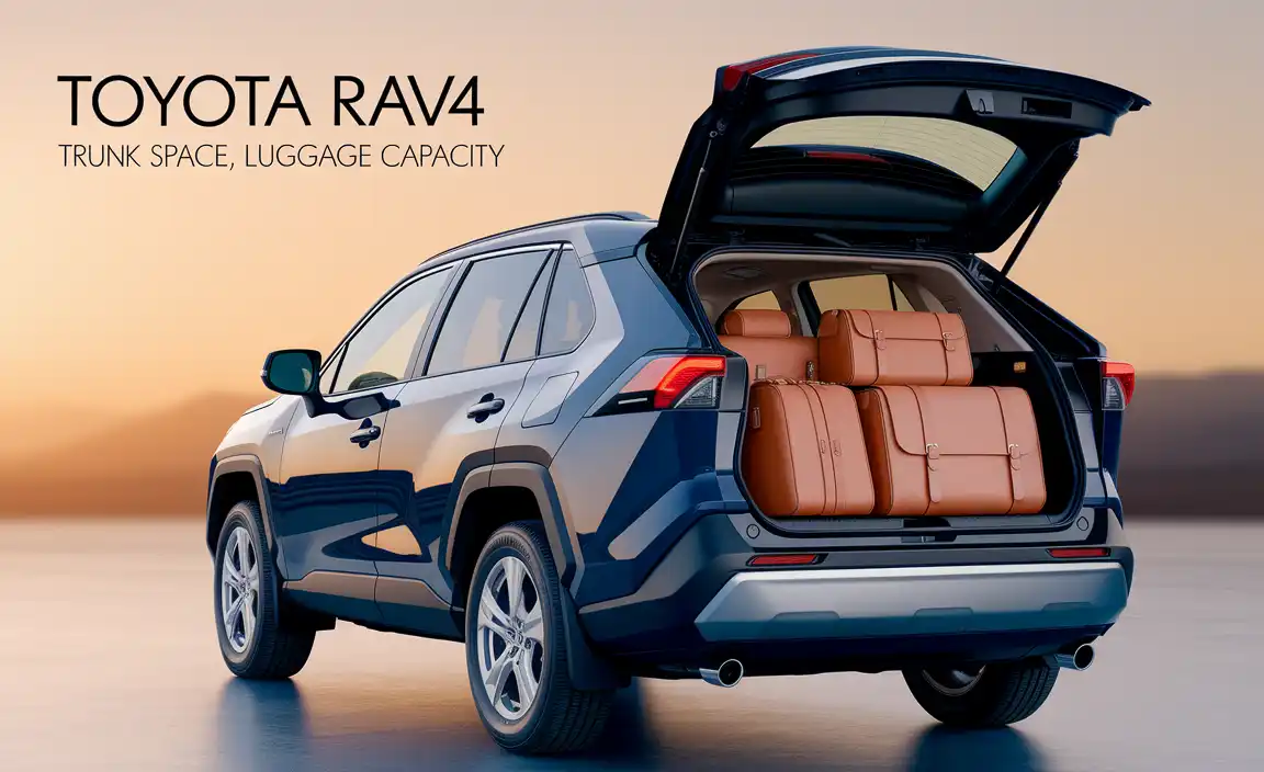 Toyota Rav4 Trunk Space Luggage Capacity