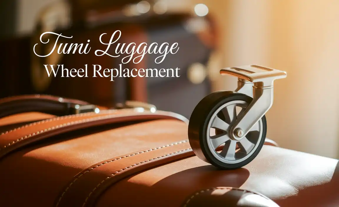 Tumi Luggage Wheel Replacement
