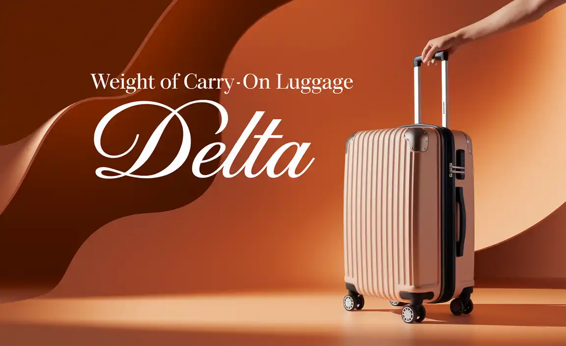 Weight Of Carry On Luggage Delta