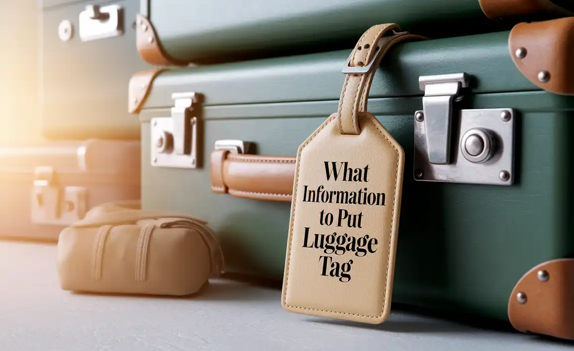 What Information To Put On Luggage Tag