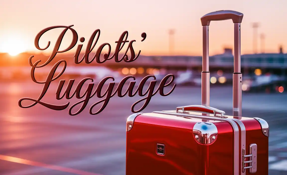 What Luggage Do Pilots Use For Travel