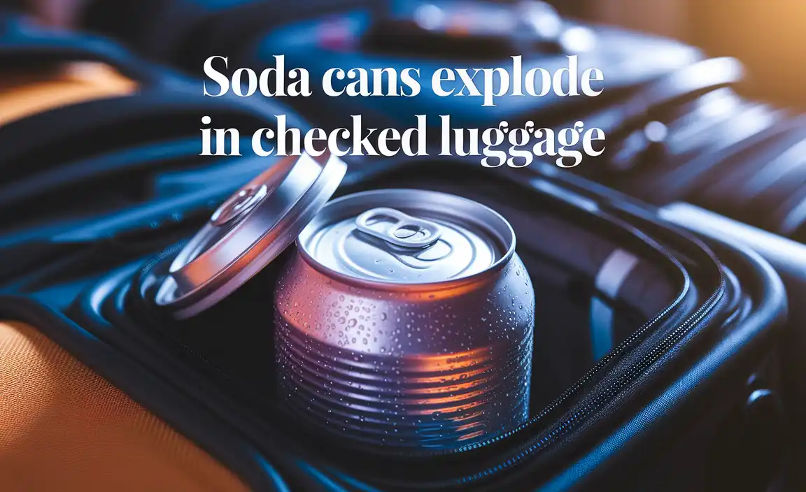 Will Soda Cans Explode In Checked Luggage