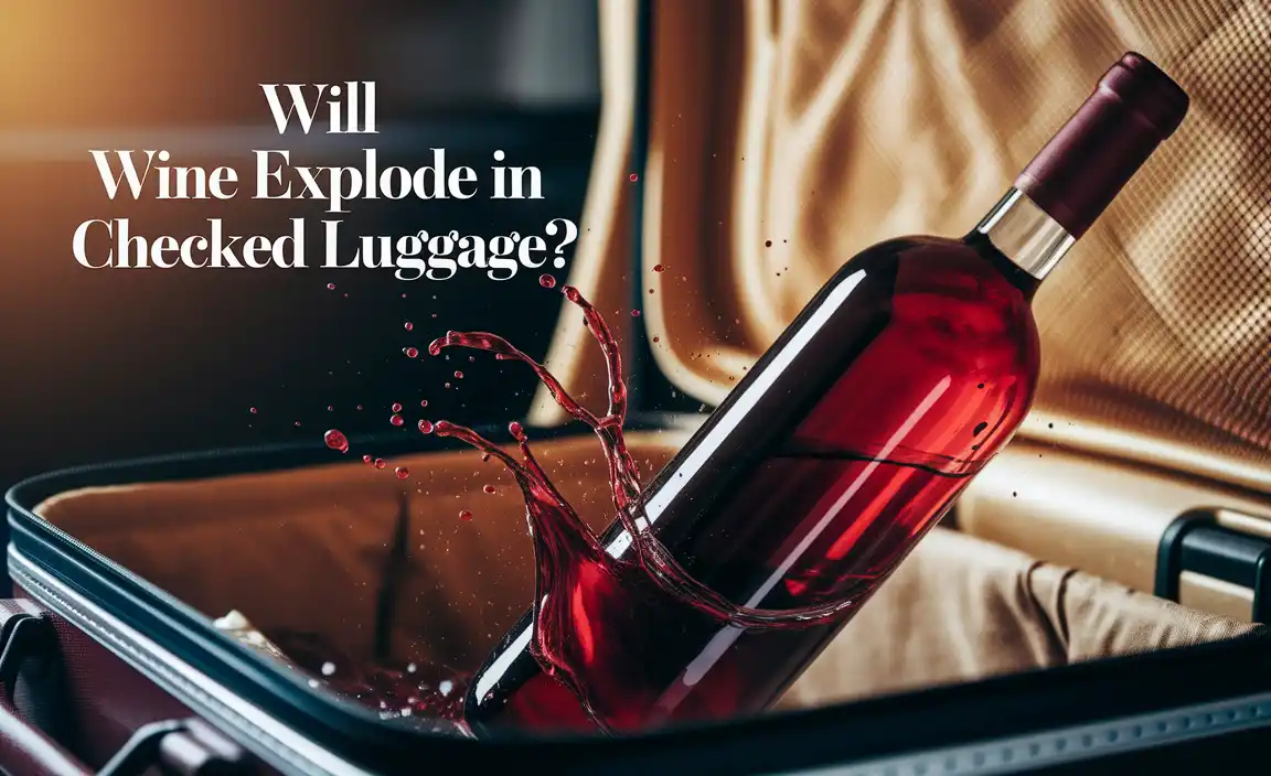 Will Wine Explode In Checked Luggage