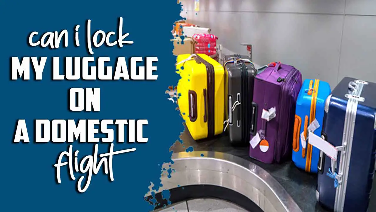 Can I Lock My Luggage On A Domestic Flight