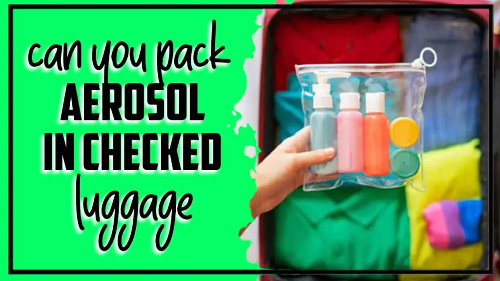 Can You Pack Aerosol In Checked Luggage Safe Travel Tips