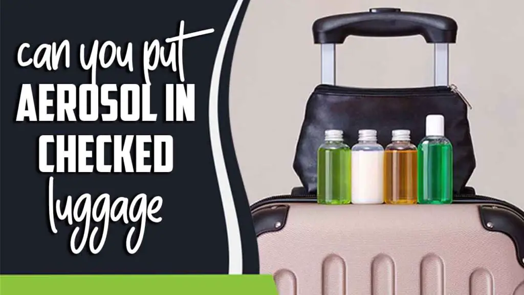 Aerosol In Checked Luggage The Key To StressFree Travel