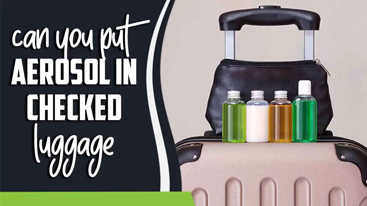 Can You Put Aerosol In Checked Luggage
