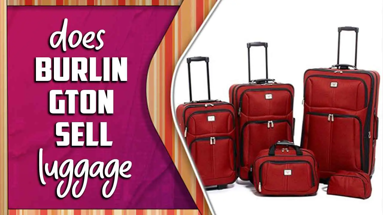 Does Burlington Sell Luggage