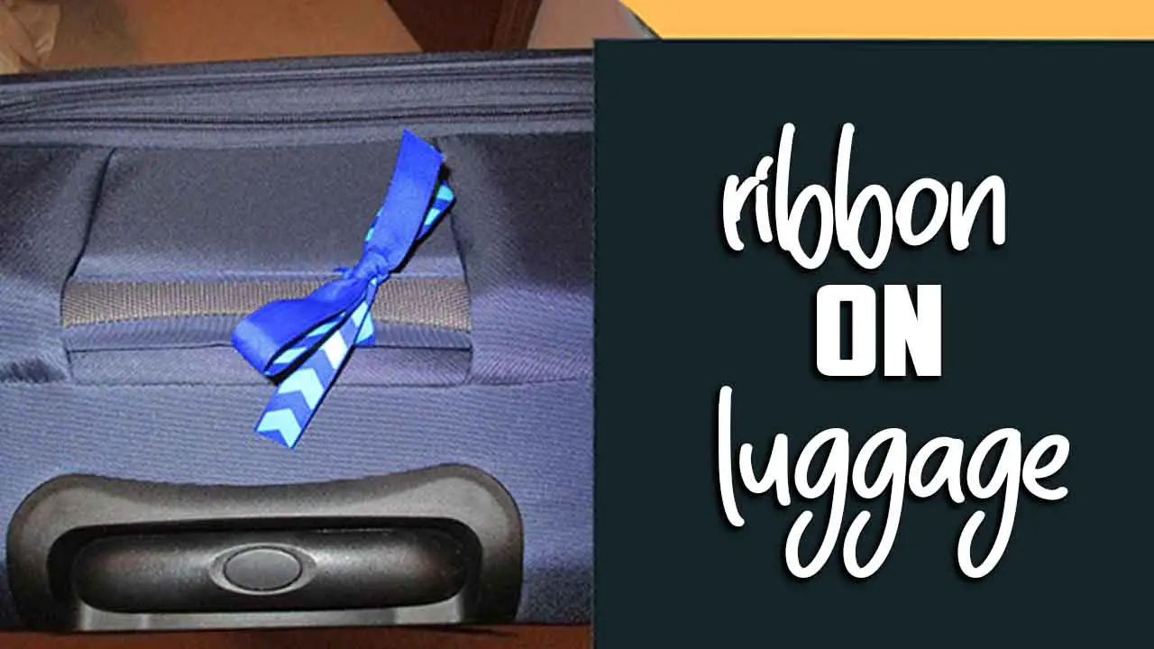 Ribbon On Luggage