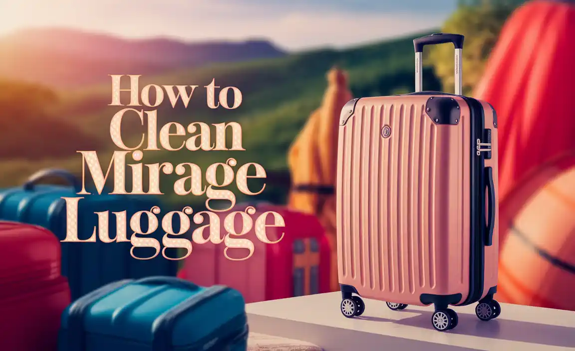How To Clean Mirage Luggage