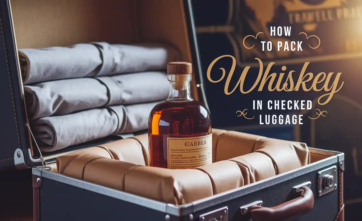 How To Pack Whiskey In Checked Luggage