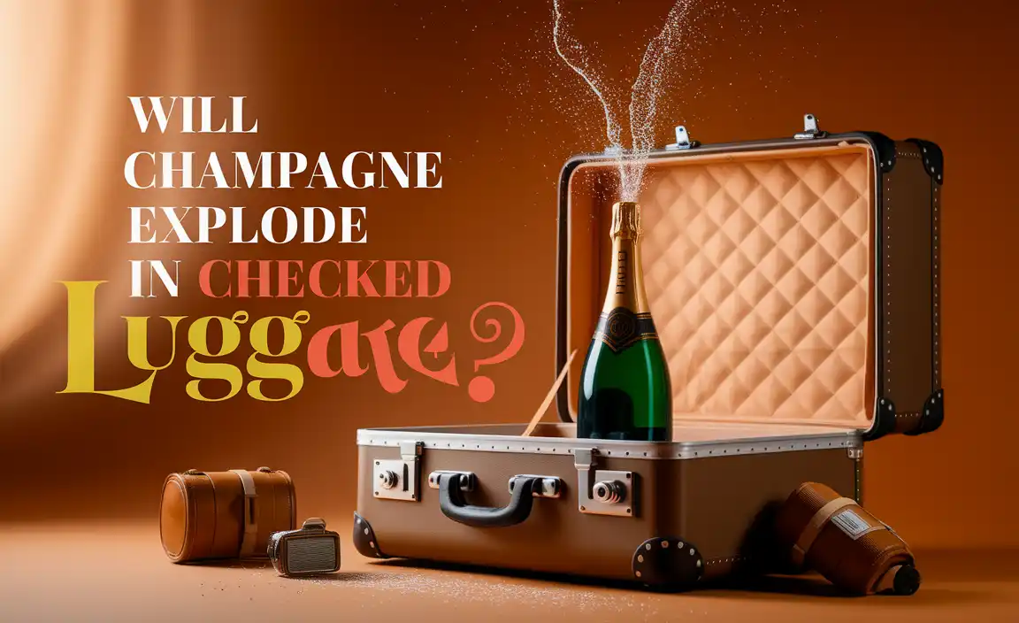 Will Champagne Explode In Checked Luggage