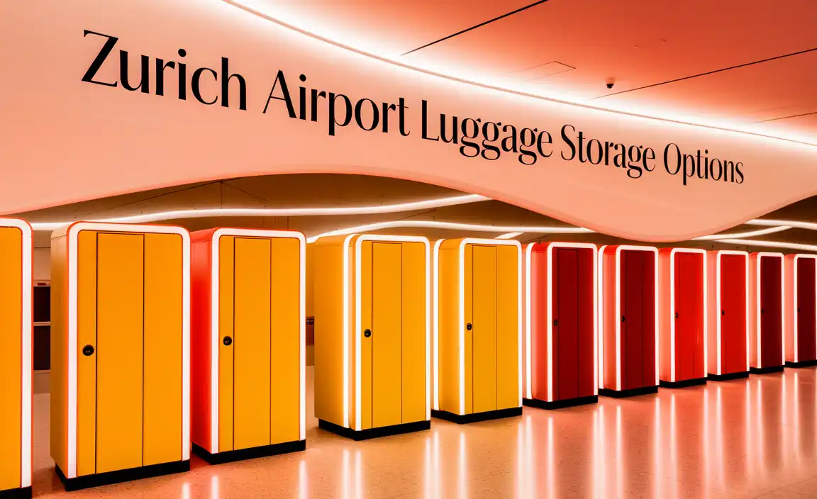 Zurich Airport Luggage Storage Options