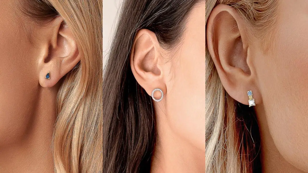 Examples Of Acceptable Earrings, Such As Studs, Hoops, And Huggies