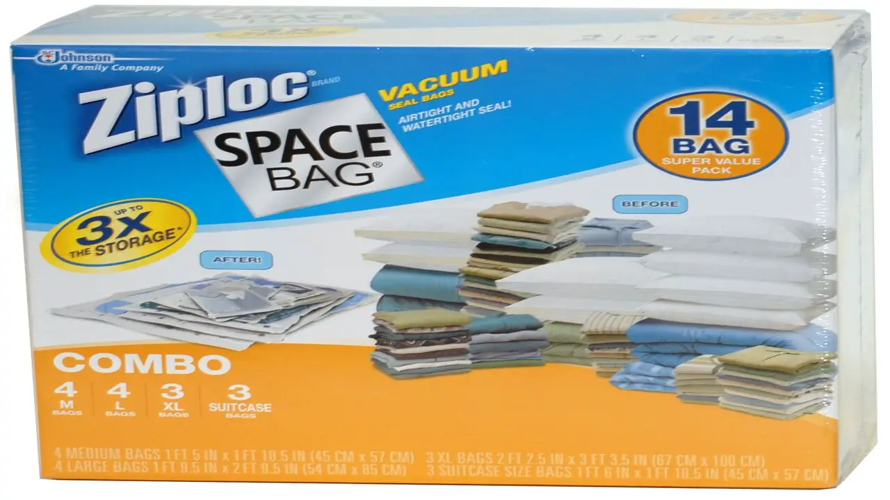 Ziploc Space Bag Vacuum Sealer Storage Bags