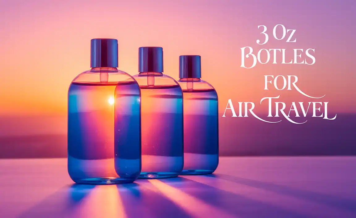 3 Oz Bottles For Air Travel