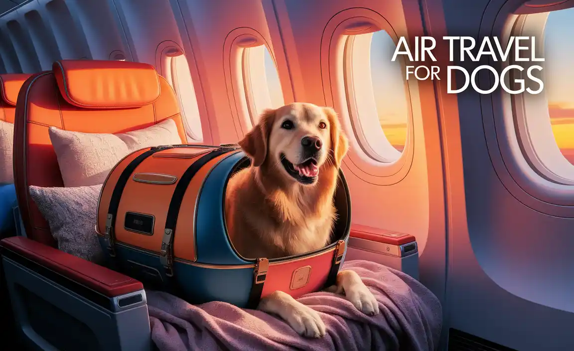Air travel for dogs