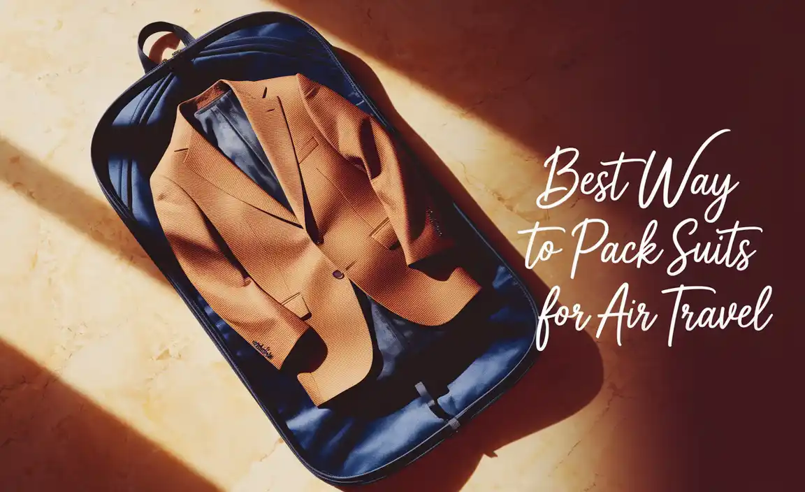 Best Way To Pack Suits For Air Travel