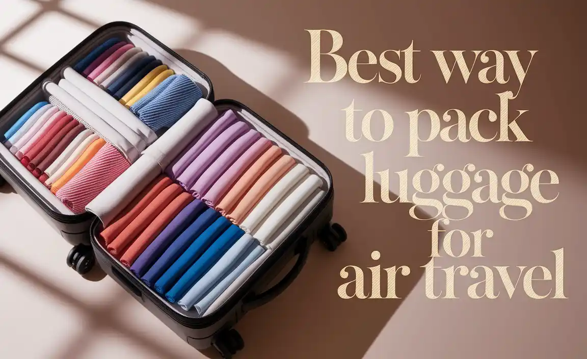 Best Way to Pack Luggage for Air Travel