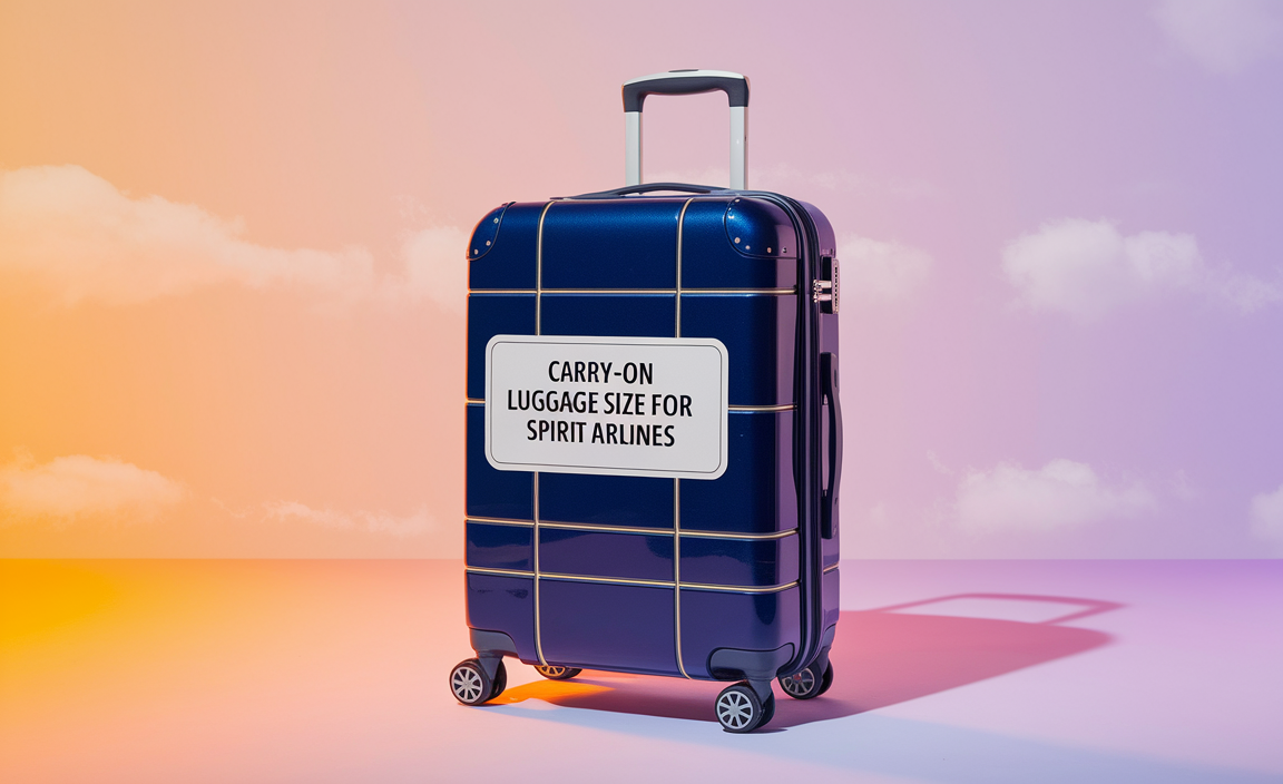 Carry On Luggage Size for Spirit Airlines