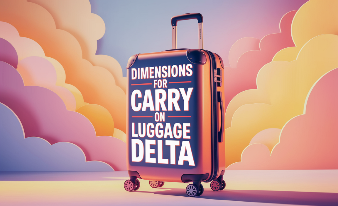 Dimensions for Carry On Luggage Delta