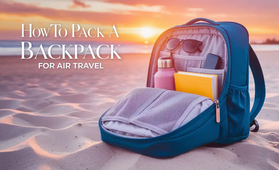How To Pack A Backpack For Air Travel