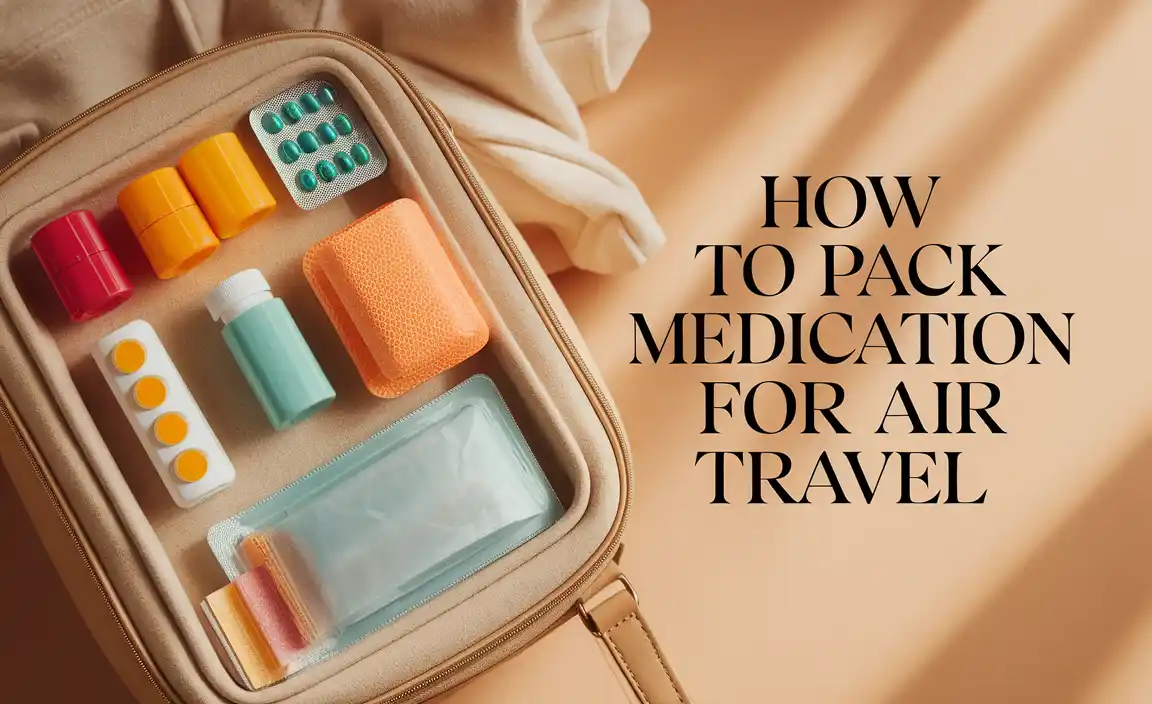How To Pack Medication For Air Travel