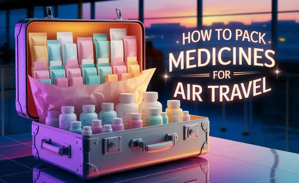 How To Pack Medicines For Air Travel