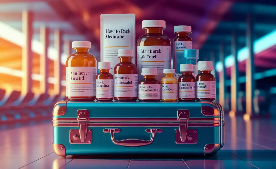 How To Safely Pack Medications For Air Travel