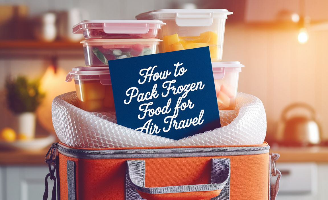 How to Pack Frozen Food for Air Travel