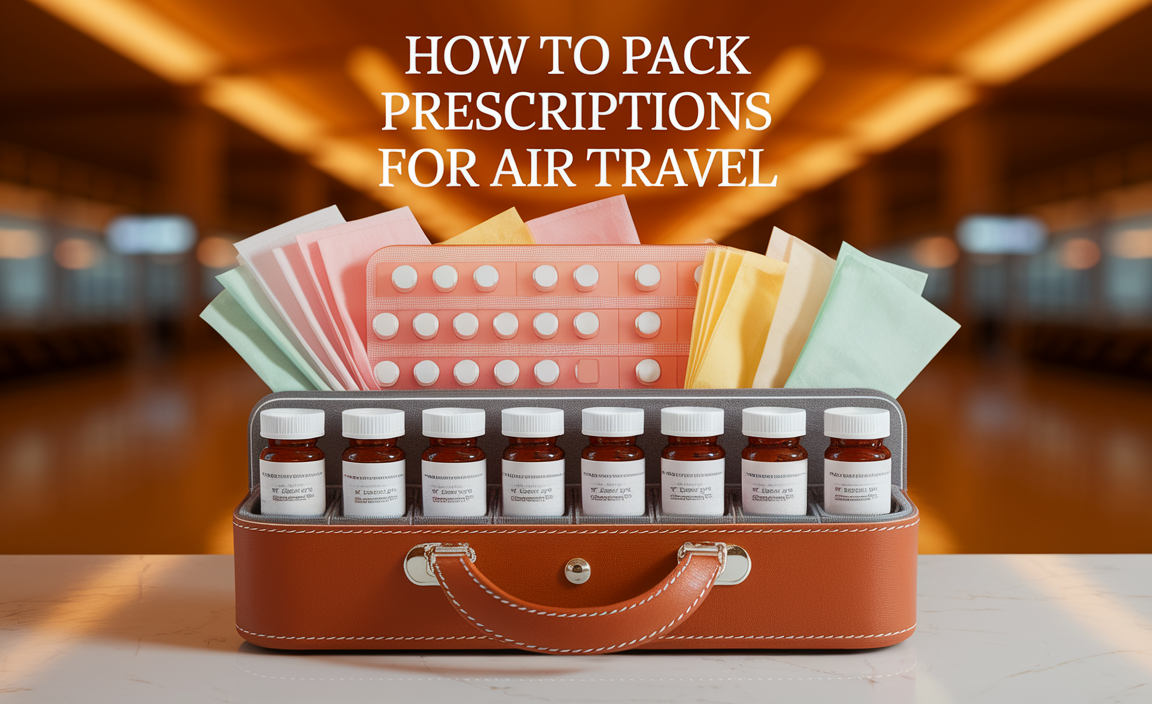How to Pack Prescriptions for Air Travel