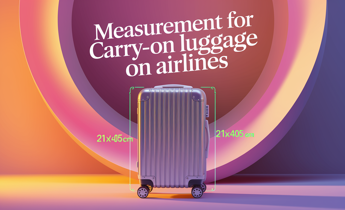 Measurement for Carry-On Luggage on Airlines