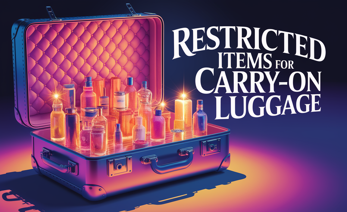 Restricted Items for Carry-On Luggage