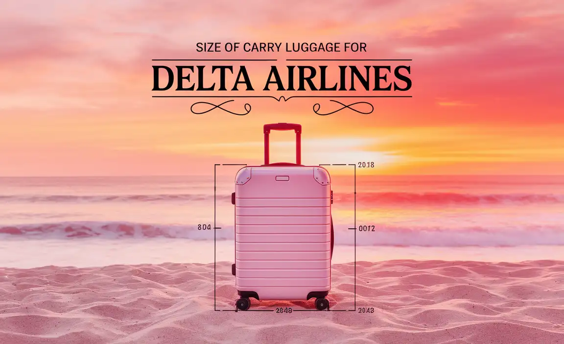 Size of Carry On Luggage for Delta Airlines