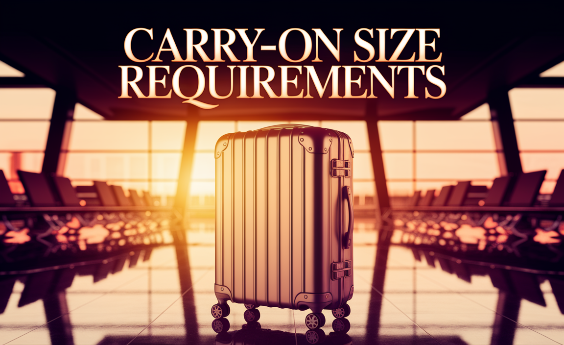 luggage size requirements for carry on