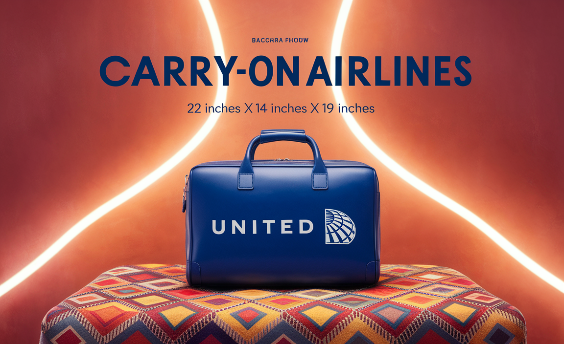 united airlines dimensions for carry on luggage