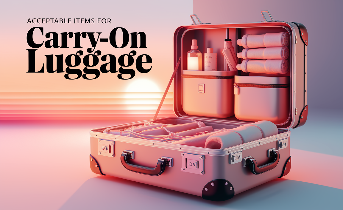 Acceptable Items for Carry-On Luggage