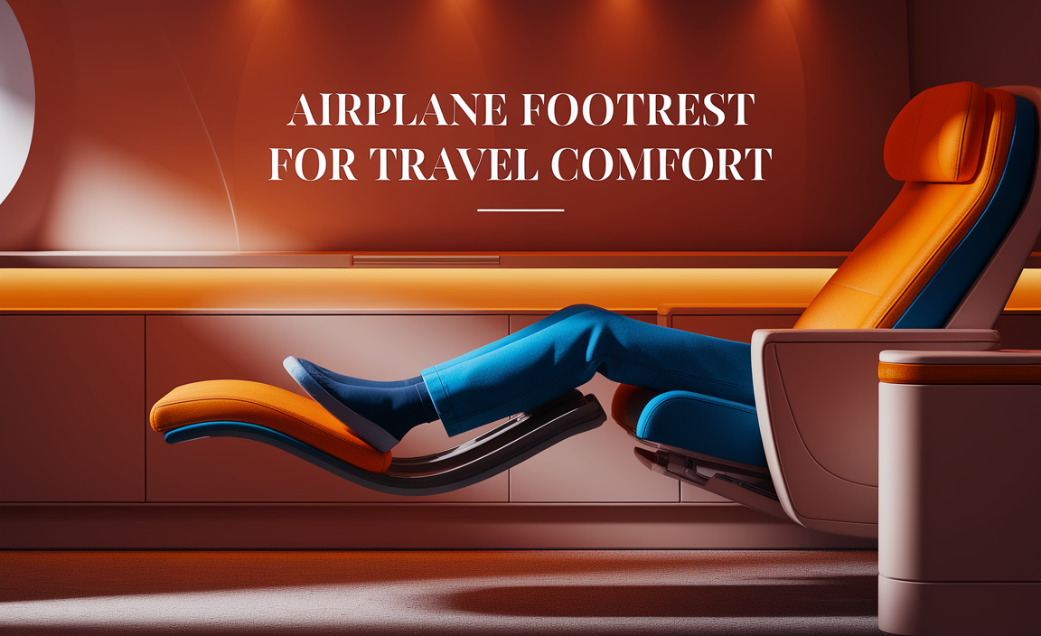 Airplane Footrest For Travel Comfort
