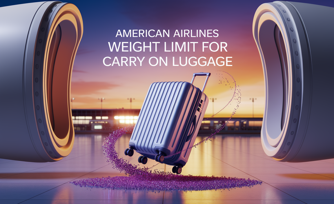 American Airlines Weight Limit For Carry On Luggage